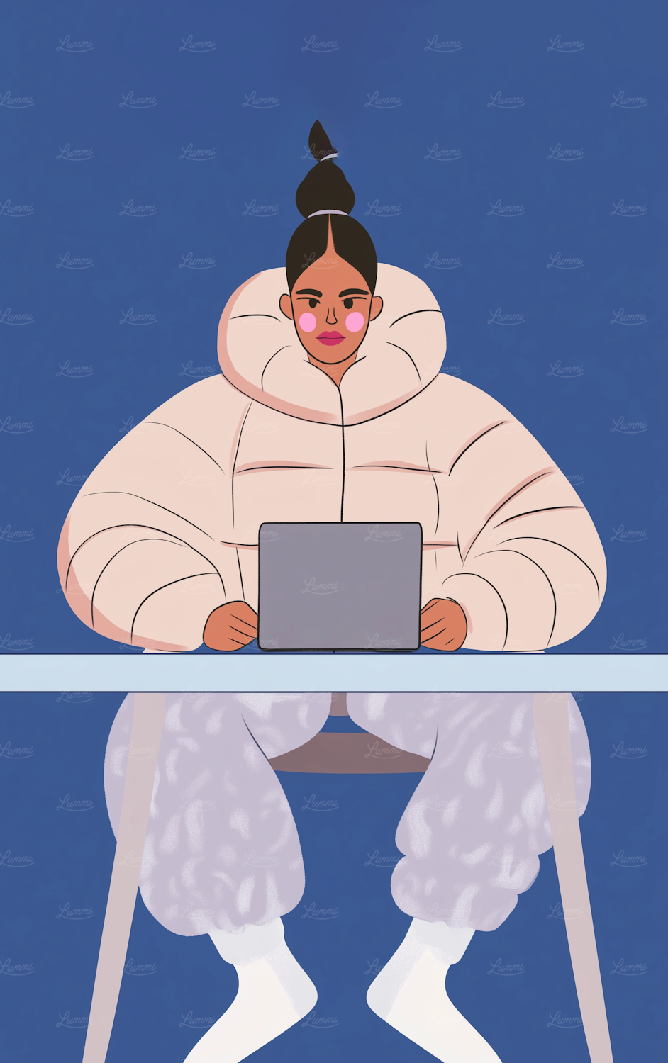 A person works remotely on a laptop from a comfortable home office, embodying the flexibility of customer service representative remote jobs.