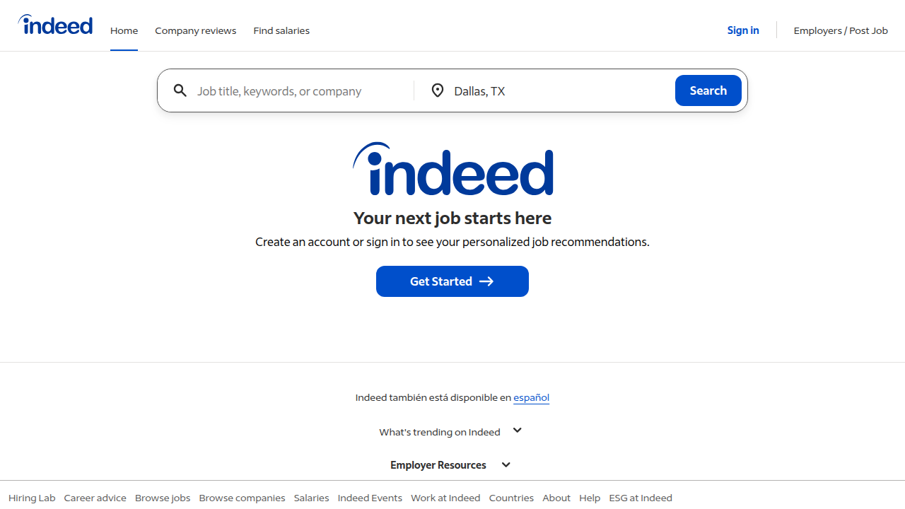 Find thousands of remote customer service roles on Indeed, a widely used job board with extensive filtering options for remote positions.