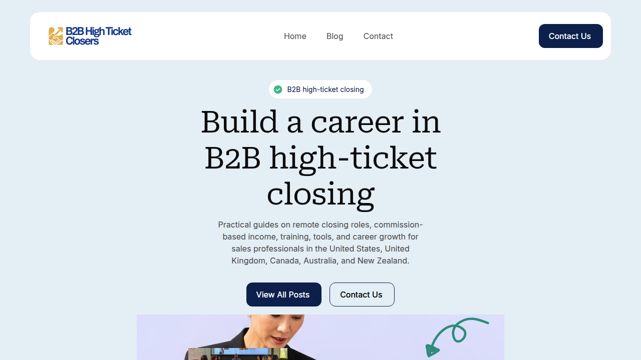 Explore b2bhighticketclosers.com for guides and resources on finding high-ticket remote jobs and advancing your career in B2B roles.