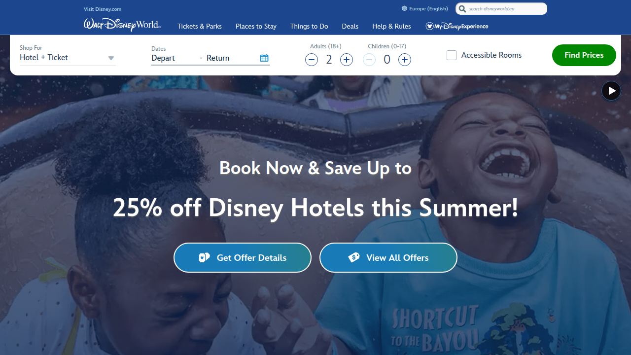 Your personal digital hub for all Disney trip planning, linking tickets, park reservations, and mobile passes.