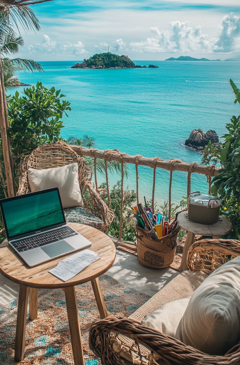 Envisioning the flexibility and financial freedom of a high-paying remote career.
