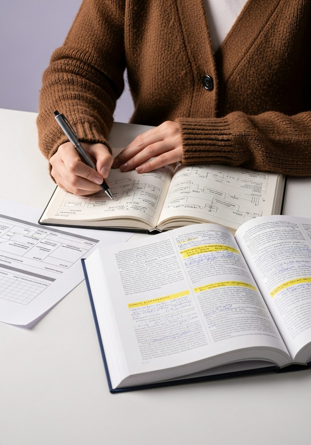 An individual diligently learning and practicing essential sales skills to master high-ticket closing.